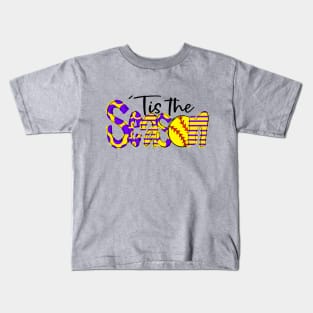 Softball season Kids T-Shirt